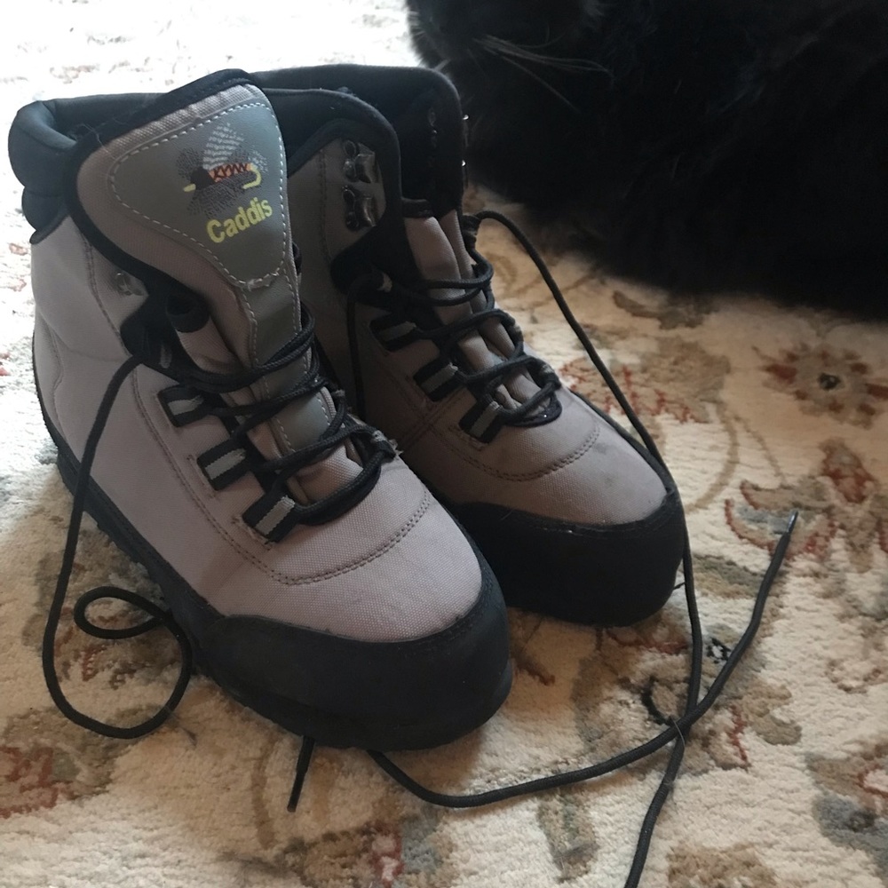 Wading boots.